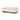 Contemporary Taupe Track Arm Sofa Featuring Performance Fabric Upholstery and Cocoa-Finished Parawood Bas