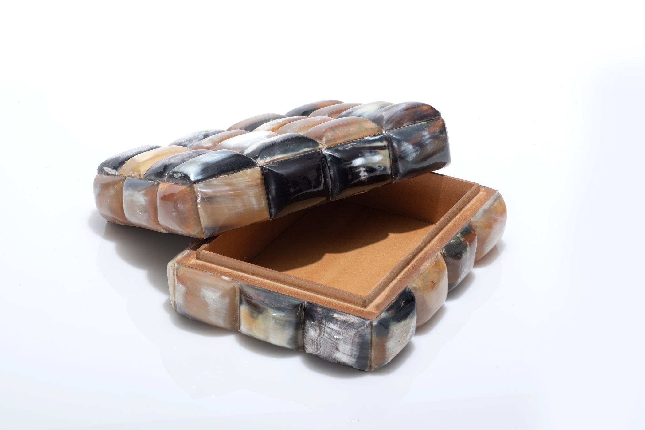 Hand Made Water Buffalo Horn Bubble Boxes