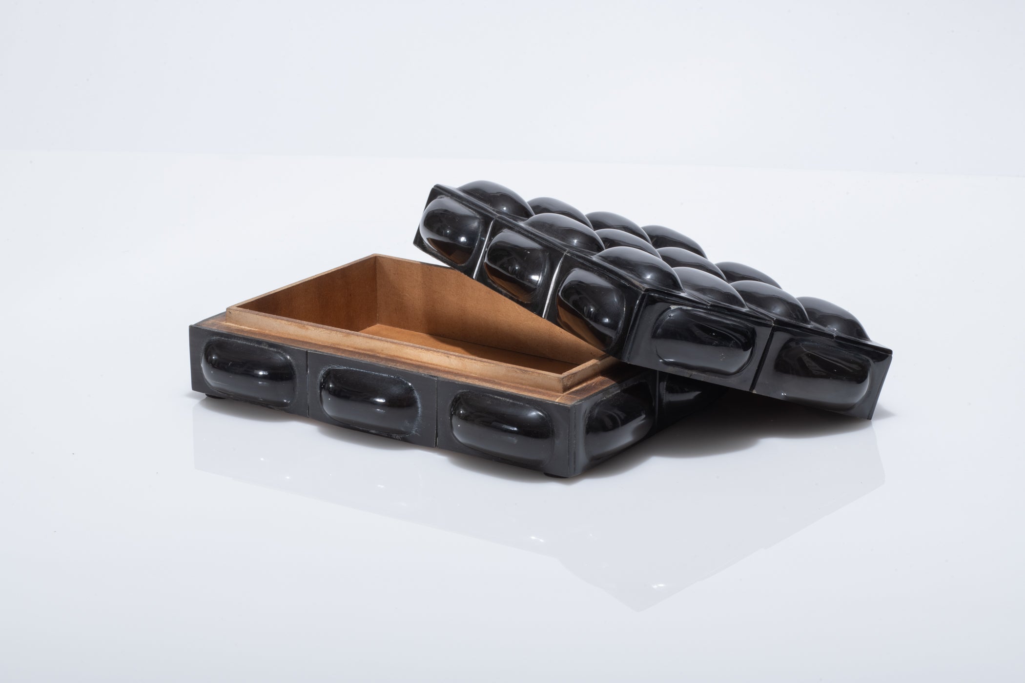 Black Bubble Horn Decorative Boxes