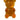 Orange Resin Gummy Bear Sculpture