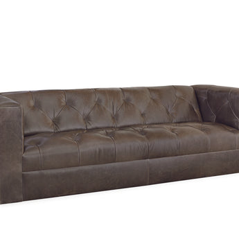 LEE Industries L3992-03 LEATHER SOFA in Lagoon Smoke