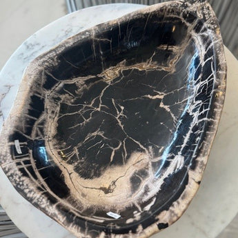 Organic Grace Petrified Wood Bowl
