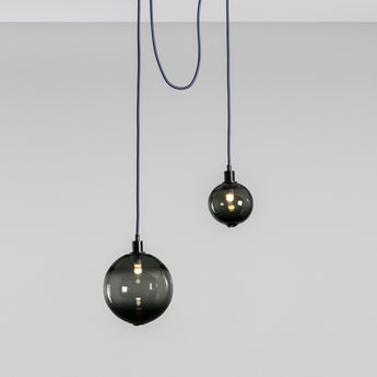 SkLO Drape Handblown Textured Glass Composition 1 Pendant