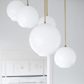SkLO Float 1.0 Handblown Spherical Shade 16" Pendant