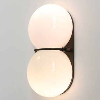 SkLO Twin 1.0 Two Toned Handblown Glass Wall Sconce