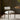 Angular Metal & Wood Upholstered Dining Chair in Charter Oatmeal – styled
