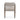 Angular Metal & Wood Upholstered Dining Chair in Thames Coal – back view