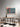 Angular Metal & Wood Upholstered Dining Chair in Thames Coal – styled