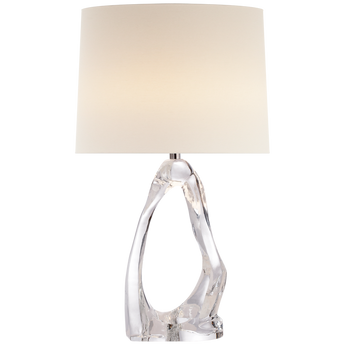 Cannes Clear Glass Table  Lamp