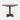 Round mahogany entry table with classic barley twist pedestal base, handcrafted wood accent table available in 32, 38, and 42 inch diameters.