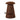 Cannes Swivel Counter Stool in Crypton Wayfarer Sienna – angled view