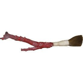 Red Coral Branch Calligraphy Brush