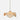 Made Goods Lourdes Hat-Like Wood Beads Chandelier