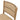 Channel-Tufted Art Deco Oak Dining Chair in Laughlin Natural – detail 3