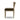 Channel-Tufted Art Deco Oak Dining Chair in Monte Olive – side view