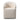 Compact Barrel-Back Dining Chair in Harben Ivory – front view
