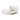 Contrast Piped Upholstered King Bed in Snow – angled view 2