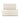 Contrast Piped Upholstered King Bed in Snow – front view 2