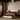 Cream Upholstered King Bed with Rounded Oak Legs – styled in a bedroom