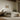 Curved Snow White Performance Upholstered King Bed – styled in a bedroom
