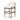 Cylinder-Back Counter Stool in Bar Dover Crescent – angled view