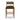 Cylinder-Back Counter Stool in Bar Havana Brown Taupe Shearling – front view