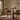 Cylinder-Back Counter Stool in Bar Havana Brown Taupe Shearling – styled