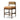 Cylinder-Back Counter Stool in Counter Dharma Ochre Balkan Ochre – angled view