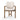 Four Hands Madeira dining chair in Dover Crescent Desert Oak with performance fabric upholstery