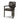 Four Hands Madeira dining chair in Sonoma Black Oak with top grain leather upholstery