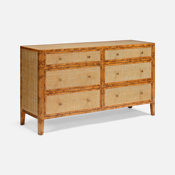 Made Goods Amara 60-Inch Stained Poplar Burl Dresser