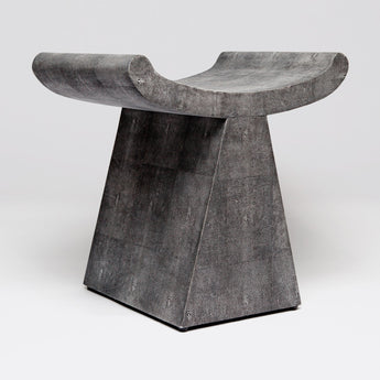 Made Goods Annika Egyptian Faux Shagreen Stool