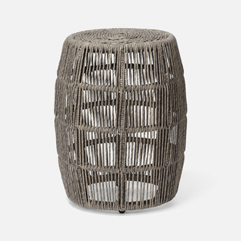 Made Goods Arnett Grid Twisted Faux Wicker Stool