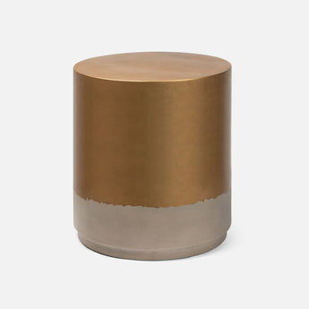 Made Goods Ashmore Two Toned Fiber Concrete Stool