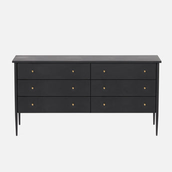 Made Goods Ashwin Aesthetic Matte Black Dresser