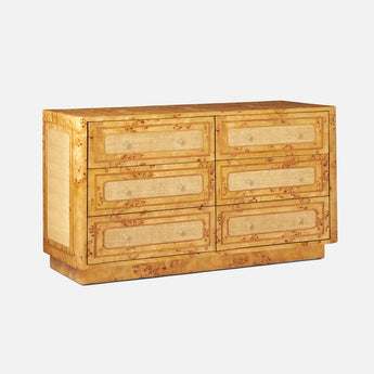 Made Goods Beaumont 60-inch Satin Mappa Burl Dresser