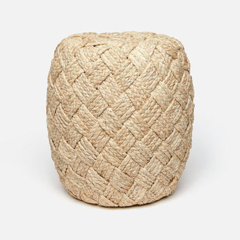 Made Goods Berna Aesthetic Braided Raffia Stool