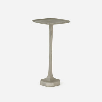 Made Goods Brenna Antiqued Silver Drink Table