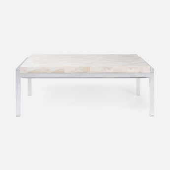 Made Goods Cassian Interchangeable Clear Acrylic Coffee Table