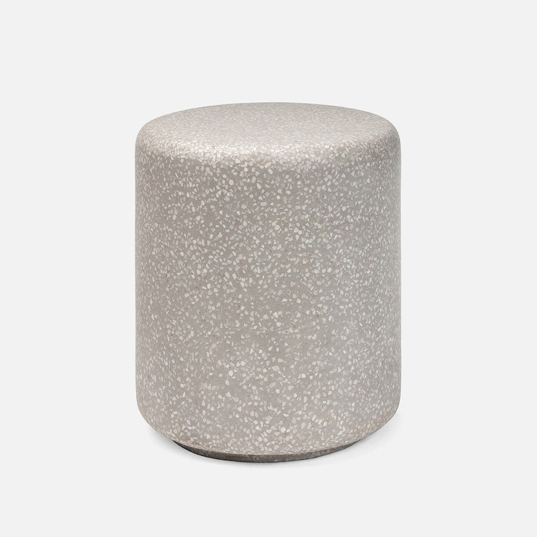 Made Goods Castiel Handcrafted Classic Terrazzo Outdoor Stool