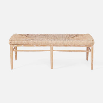 Made Goods Colwyn Twisted Cerused White Oak Coffee Table