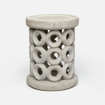 Made Goods Dagen Aesthetic Reconstituted Stone Stool