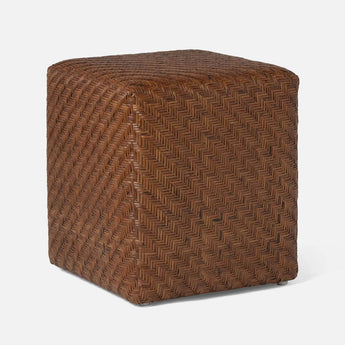 Made Goods Gypsy Flat Weave Rattan Stool