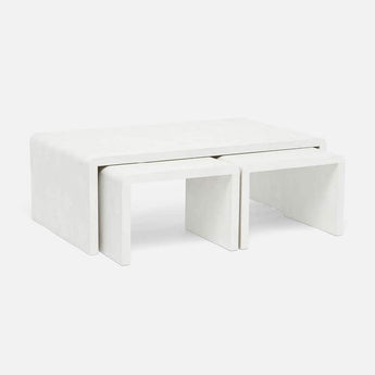 Made Goods Harlow Faux Shagreen Coffee Tables