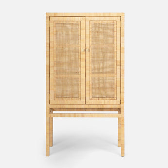 Made Goods Isla Standing Rattan Cabinet