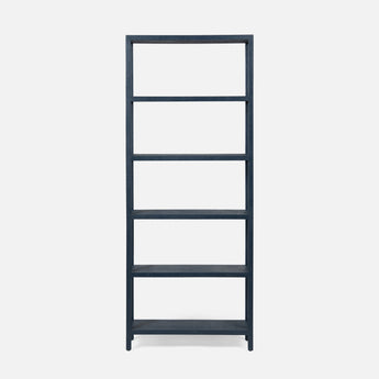 Made Goods Jake Faux Belgian Linen Bookcase