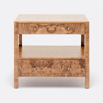 Made Goods Lindsey Burled Veneer Nightstand