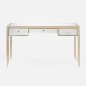 Made Goods Mia Antique Mirror Palladian Silver Oak Desk