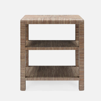 Made Goods Parson Gently Curved Woven Hemp Side Table