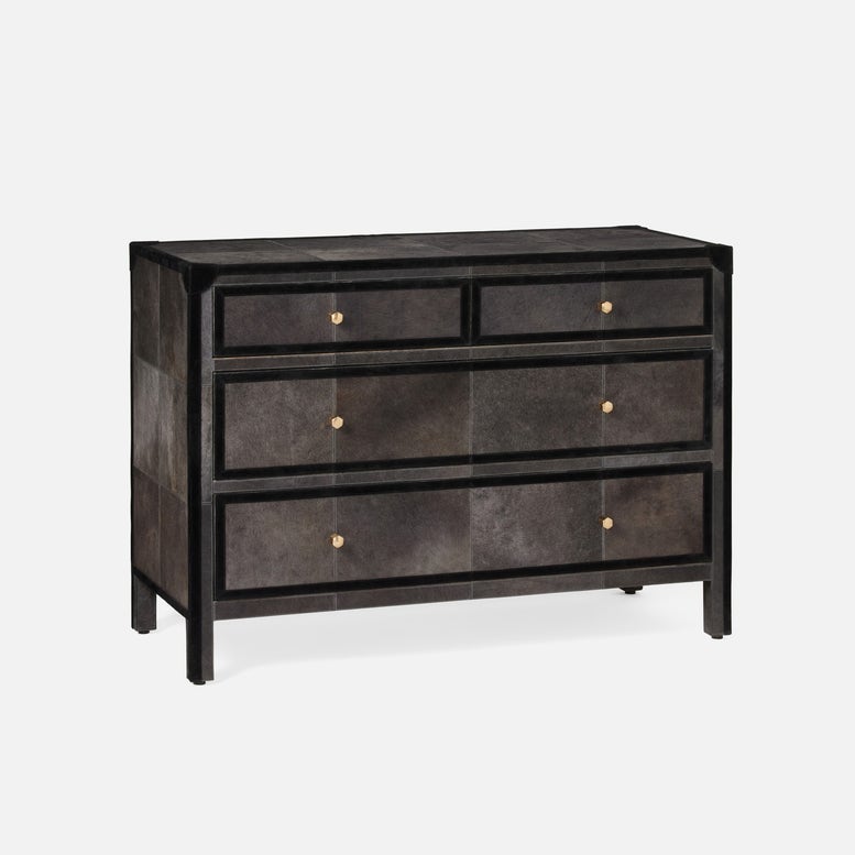 Terrell 48-inch Hair-on-Hide Suede Dresser – Fine Line Furniture & Accessories Terrell 48-inch Hair-on-Hide Suede Dresser – Fine Line Furniture & Accessories